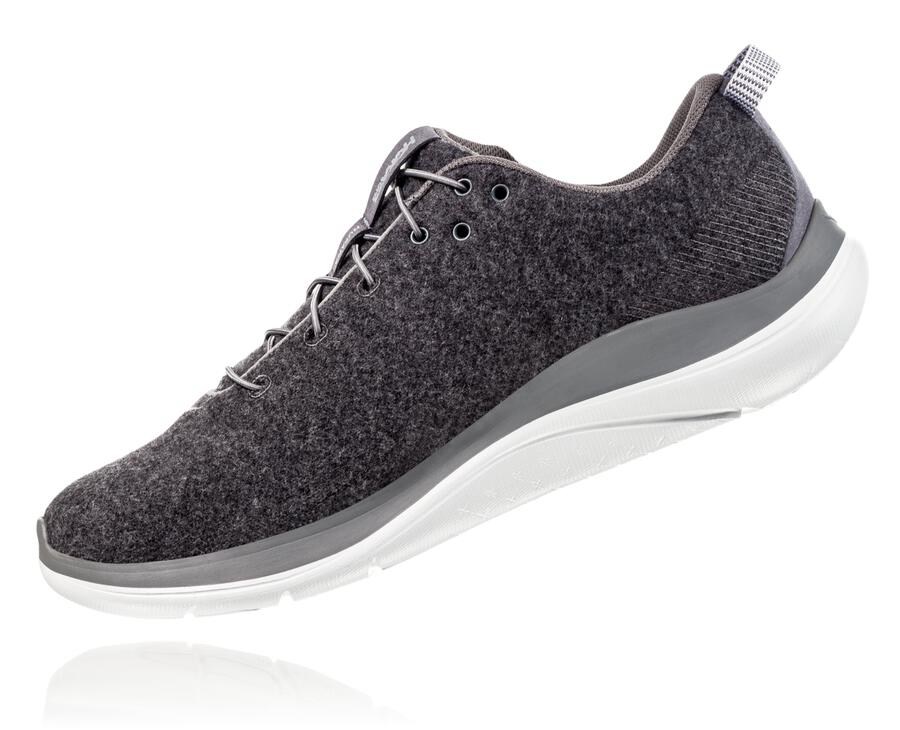 Hoka One One Løbesko Herre - Hupana Flow Wool - Grå - 826190PDS